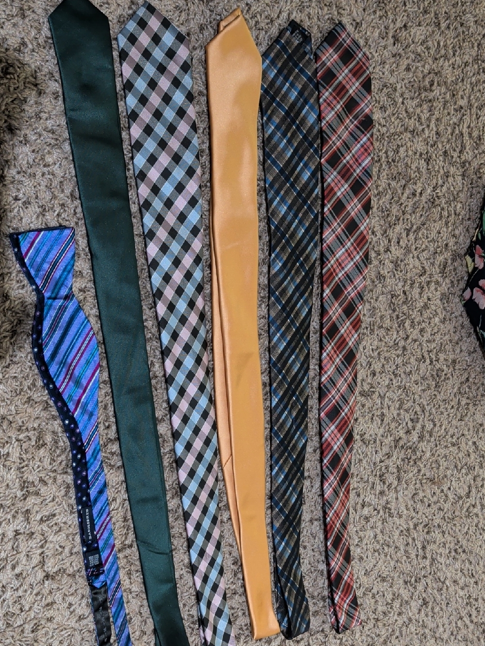 Alexander Julian Men's Tie Set – Green, Gold, Plaid and Multicolor Styles